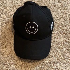 Black baseball cap